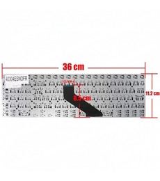 Clavier Espagnol pour Gateway NV55S NV57H avec référence KB.I170G.318 sans cadre