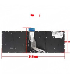 Clavier Espagnol pour HP 15-BS 15-AB 15-BW avec la référence 925010-B31, rétroéclairé et sans cadre.