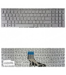 L20387-001 Spanish Keyboard for HP 15-DA 15-DB 250 G7 Silver Frameless