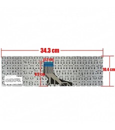 L20387-001 Spanish Keyboard for HP 15-DA 15-DB 250 G7 Silver Frameless