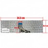 Clavier Espagnol L20387-001 pour HP 15-DA 15-DB 250 G7 Argent Sans Cadre