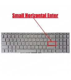 Clavier Espagnol L20387-001 pour HP 15-DA 15-DB 250 G7 Argent Sans Cadre