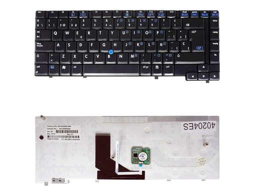 Clavier Espagnol pour HP Compaq 6910P NC6400 avec Pointeur 446448-001
