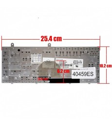 Spanish Keyboard for HP Compaq Mini 2133 2140 with reference 468509-071 in silver color
