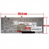 Teclado Espanhol para HP Compaq Mini 2133 2140 com referência 468509-071 em cor prateada