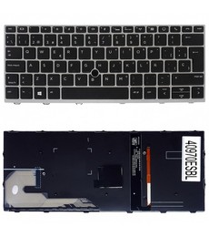 Spanische Tastatur für HP EliteBook 830 G5 und G6 mit Zeiger und Hintergrundbeleuchtung L13698-071