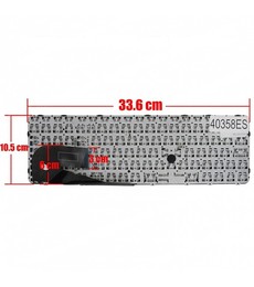 Clavier Espagnol 821194-071 pour HP EliteBook 850 G3 850 G4 avec cadre argenté