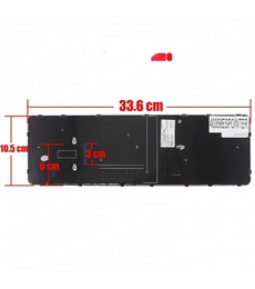 Clavier Espagnol 821194-071 pour HP EliteBook 850 G3 850 G4 avec pointeur
