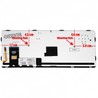 Teclado espanhol para HP EliteBook 820 G1 820 G2 com pointer e retroiluminação 776452-001