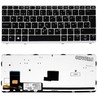 Clavier Espagnol 6037B0099432 pour HP EliteBook 820 G1 820 G2 avec pointeur et rétroéclairage