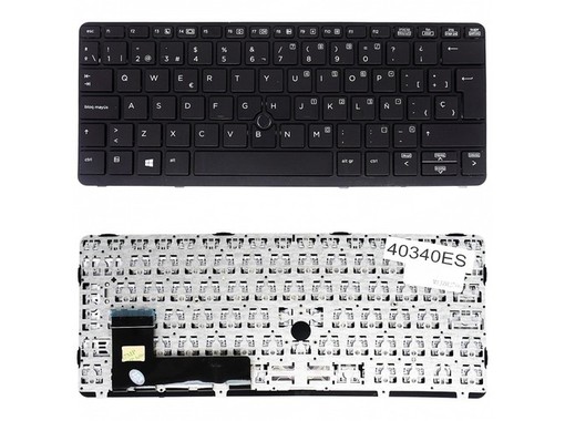 Clavier espagnol 776452-001 pour HP EliteBook 820 G1 820 G2 725 G2