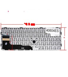 Clavier Espagnol 826631-201 pour HP EliteBook 820 G3 et 820 G4 avec cadre argenté