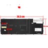 Teclado Espanhol 826631-201 para HP EliteBook 820 G3 820 G4 com ponteiro e moldura