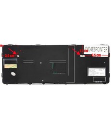 Teclado Espanhol 826631-201 para HP EliteBook 820 G3 820 G4 com ponteiro e moldura