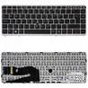 Spanish Keyboard 776475-001 for HP EliteBook 840 G1 850 G2 with silver frame