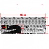 Clavier Espagnol 776475-001 pour HP EliteBook 840 G1 850 G2 avec cadre argenté