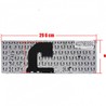 Clavier espagnol 700945-071 pour HP Elitebook 8460P et ProBook 6460B avec cadre argenté