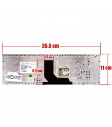 Clavier espagnol avec pointeur 641179-001 pour HP EliteBook 8560P et ProBook 6560b