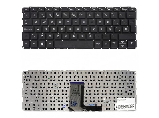 Clavier Espagnol pour ordinateur portable HP Pavilion 11-E TouchSmart 730895-001 sans cadre