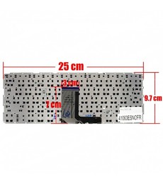 Clavier Espagnol pour ordinateur portable HP Pavilion 11-E TouchSmart 730895-001 sans cadre