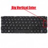 Clavier Espagnol pour ordinateur portable HP Pavilion 11-E TouchSmart 730895-001 sans cadre