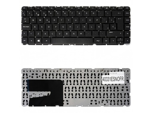 Clavier Espagnol 741062-071 pour HP Pavilion 14-N 240 G2 sans cadre