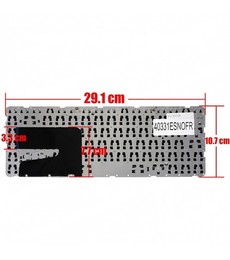 Clavier Espagnol 741062-071 pour HP Pavilion 14-N 240 G2 sans cadre