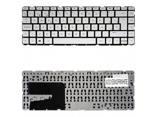 White Spanish Keyboard PK1314C1A00 for HP Pavilion 14-N 240 G2 G3