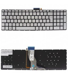 Clavier Espagnol 809031-A41 pour HP Pavilion 15-AB 15-BC Argent Sans Cadre
