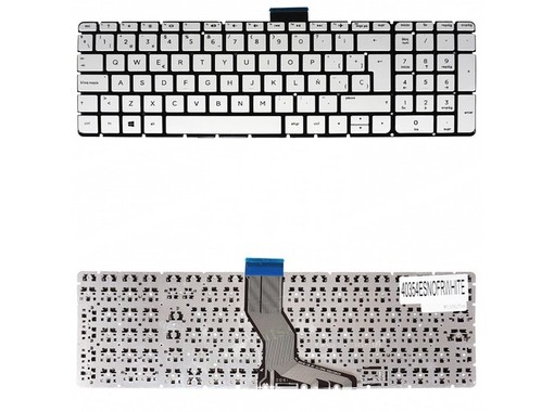 Clavier espagnol pour HP Pavilion 15-AB 15-BC 809031-A41 Blanc sans cadre