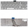 Spanish Keyboard for HP Pavilion 15-AB 15-BC 809031-A41 White frameless