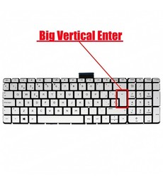 Clavier espagnol pour HP Pavilion 15-AB 15-BC 809031-A41 Blanc sans cadre