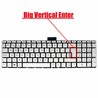 Clavier espagnol pour HP Pavilion 15-AB 15-BC 809031-A41 Blanc sans cadre