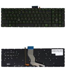 Clavier espagnol 809031-A41 pour HP Pavilion 15-AB 15-BC avec rétroéclairage vert