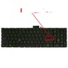 Teclado español 809031-A41 para HP Pavilion 15-AB 15-BC con retroiluminación verde