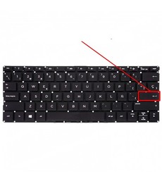 Spanish Keyboard for HP Pavilion X360 11-K 13-U with part number 809543-001