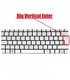 Teclado Español 755896-071 para HP Pavilion x360 11-N Series en color blanco y sin marco
