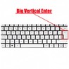 Clavier Espagnol 755896-071 pour HP Pavilion x360 11-N Series en couleur blanche et sans cadre