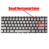 Clavier espagnol L15600-031 pour HP Pavilion x360 14-CD 14-CE, couleur argent et rétroéclairé.