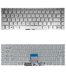 Clavier Espagnol L15600-031 pour HP Pavilion x360 14-CD 14-CE 14-CF couleur argent sans cadre