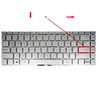 Clavier Espagnol L15600-031 pour HP Pavilion x360 14-CD 14-CE 14-CF couleur argent sans cadre