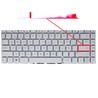 Spanish Keyboard L15600-031 for HP Pavilion x360 14-CD 14-CE white frameless