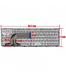 Spanish Keyboard for HP ProBook 350 G1 350 G2 with part number 758027-071