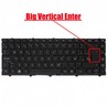 Clavier Espagnol pour HP ProBook 4340s 701974-071 sans cadre