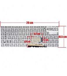 Teclado Español para HP ProBook 440 G6 y G7 L44589-071 Sin Marco
