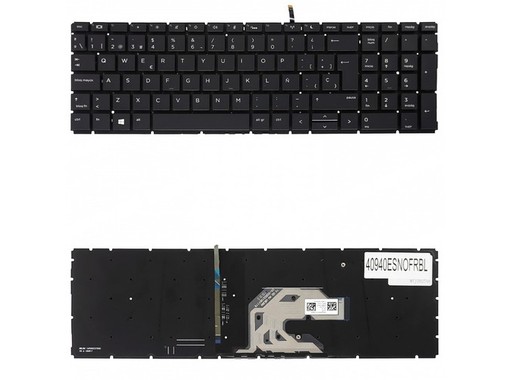 Clavier Espagnol Rétroéclairé L45090-001 pour HP Probook 450 G6 et 450 G7