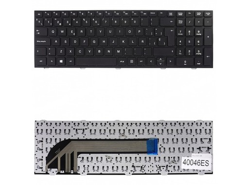 Teclado Espanhol para HP ProBook 4540s com moldura, referência 683491-071