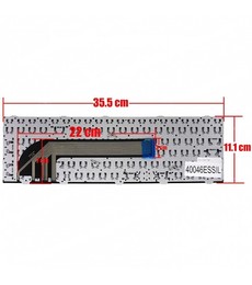 Teclado Espanhol para HP ProBook 4540s 4545s com moldura prateada 683491-071