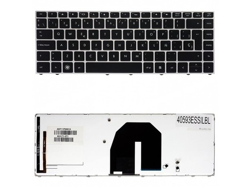 Clavier espagnol rétroéclairé 650377-001 pour HP ProBook 5330 5330m