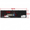 Clavier espagnol 841136-071 pour HP ProBook 650 G3 avec rétroéclairage et pointeur
